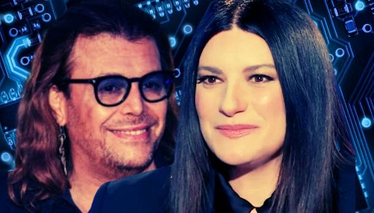 Laura Pausini canta Gianluca Grignani, ma lui si infuria: 'La mia storia tra le dita è una mia canzone' Gianluca Grignani e Laura Pausini