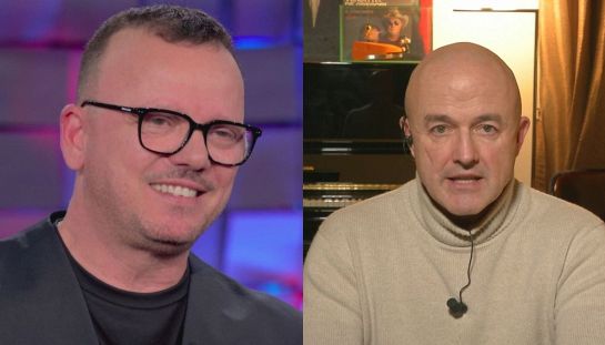 Gigi D'Alessio e Gianluigi Nuzzi