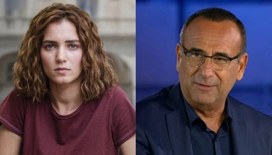 Giusy Buscemi e Carlo Conti