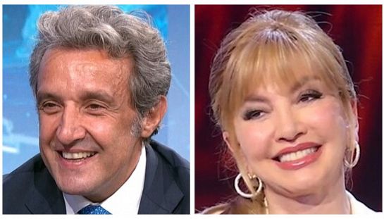 Flavio Insinna e Milly Carlucci