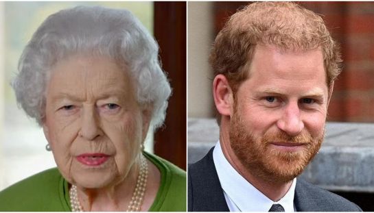 La Regina Elisabetta e suo nipote Harry