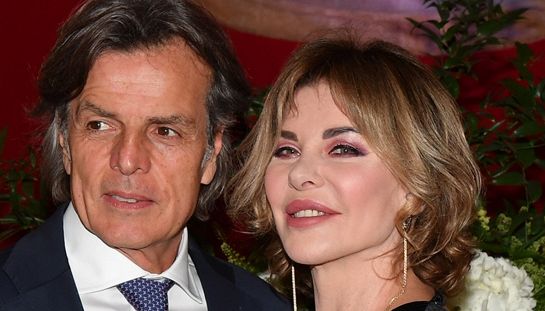 Alba Parietti e l'ex compagno Fabio Adami