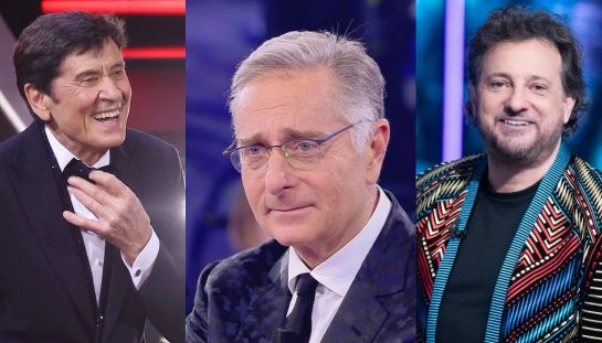 Gianni Morandi, Paolo Bonolis e Leonardo Pieraccioni