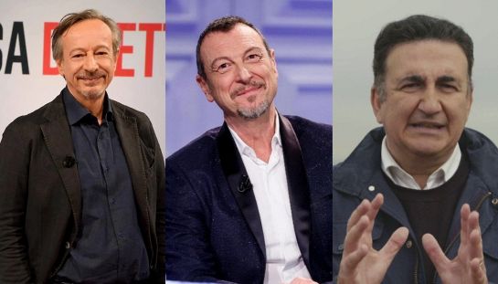 Riccardo Iaconna, Amadeus e Roberto Giacobbo