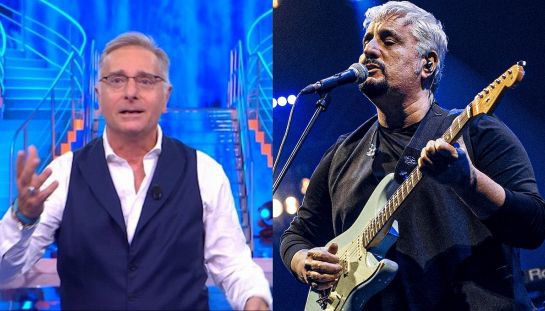 Paolo Bonolis e Pino Daniele