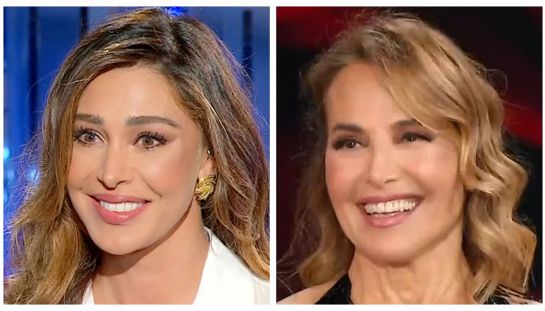 Belen Rodriguez e Barbara D'Urso