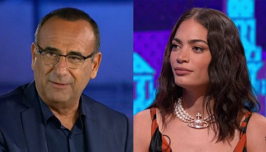 Carlo Conti ed Elodie