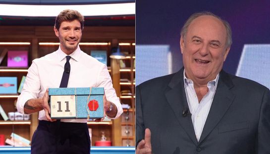 De Martino provoca Scotti (che replica), serata di veleno ad Affari Tuoi e La Ruota della fortuna