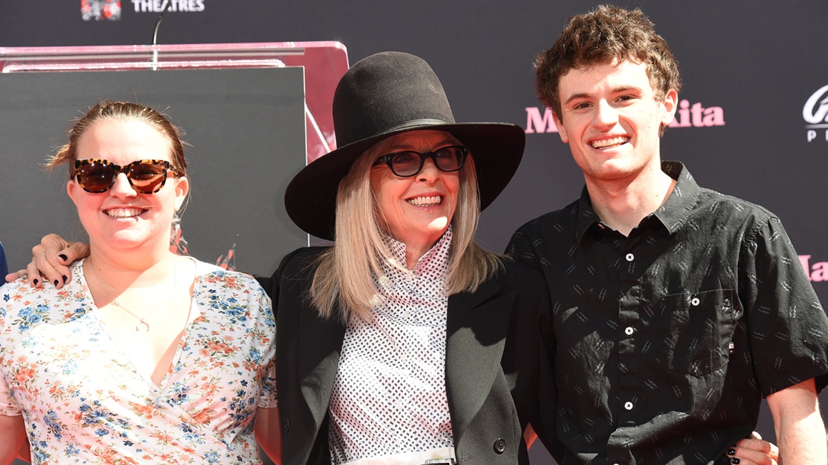 Diane Keaton insieme ai figli Dexter e Duke