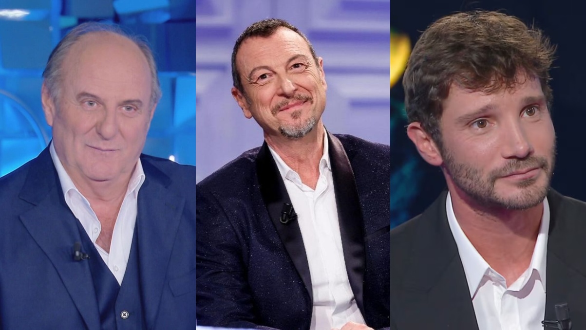 Gerry Scotti, il saluto (tutt’altro che casuale) in diretta ad Amadeus fa tremare De Martino: "Sappiamo che ci guarda"
