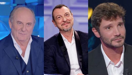 Amadeus e Stefano De Martino