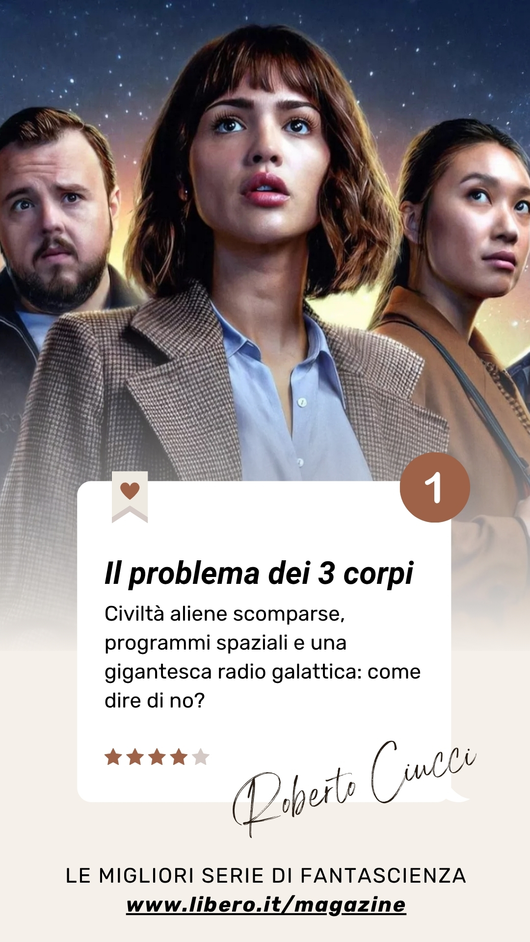 Il problema dei 3 corpi in streaming su Netflix