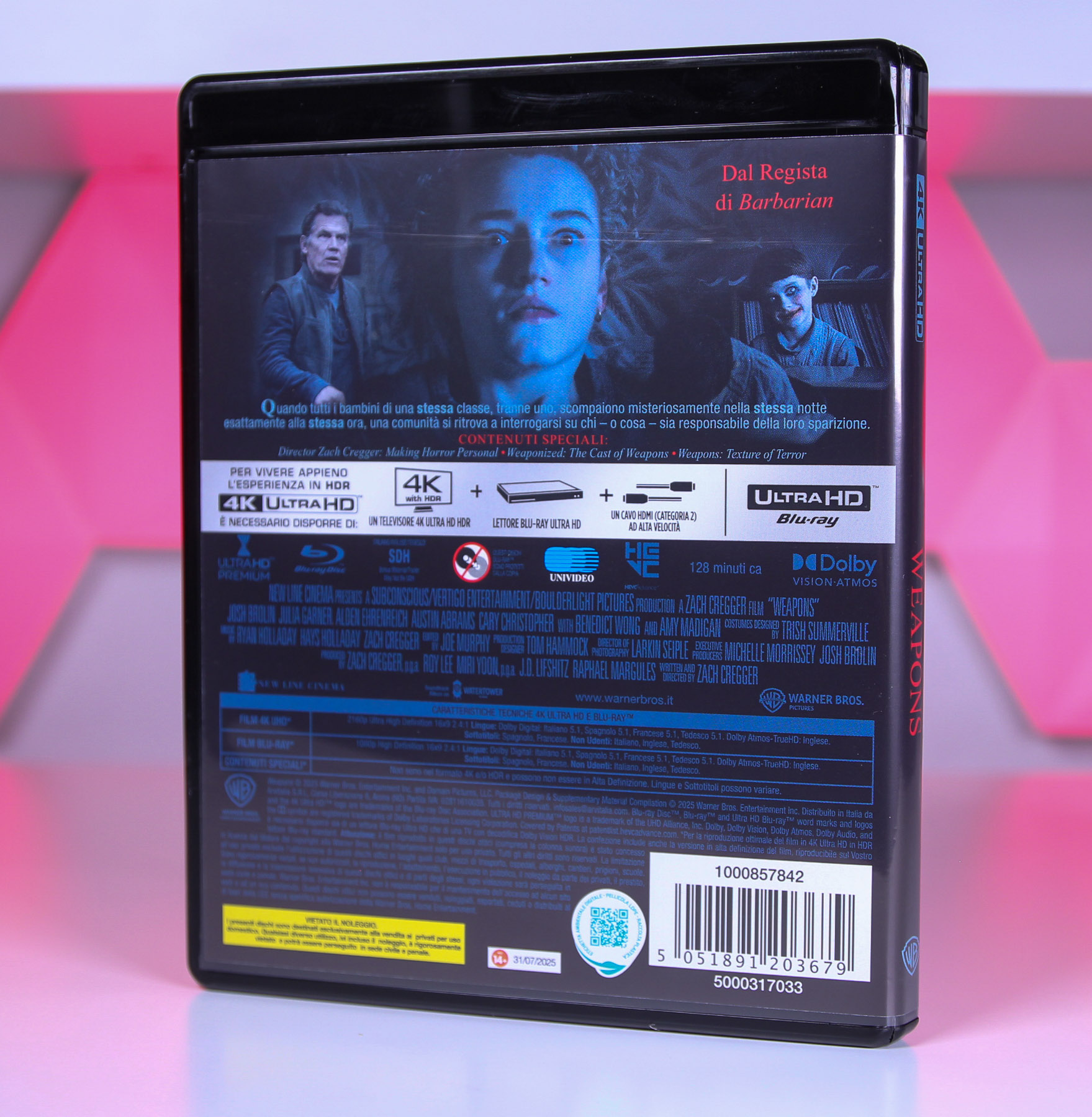 weapons film blu-ray