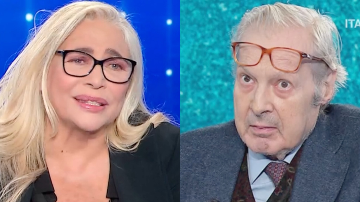 Domenica In, Venier 'rimprovera' Bruganelli: "Pure troppo". E il matrimonio di Sgarbi: "Ecco perché sposo Sabrina"