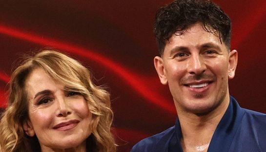 Barbara D'Urso e La Rocca a Ballando con le stelle