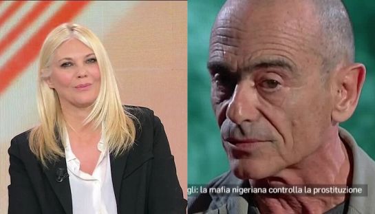 Eleonora Daniele e Massimo Lugli