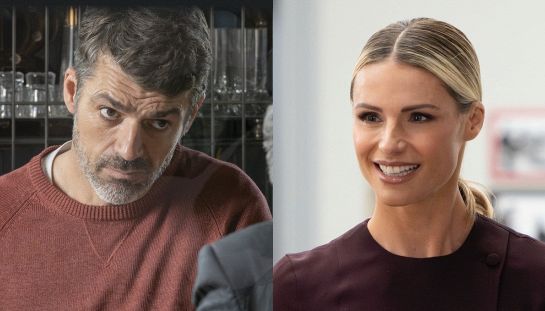 Luca Argentero e Michelle Hunziker in Call my agent 3