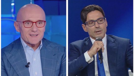 Alfonso Signorini e Pier Silvio Berlusconi