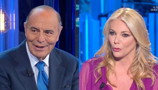 Bruno Vespa ed Eleonora Daniele