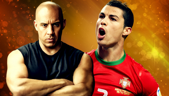 Fast X, Vin Diesel con Cristiano Ronaldo