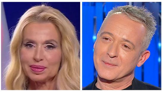 Valeria Marini e Pierluigi Diaco