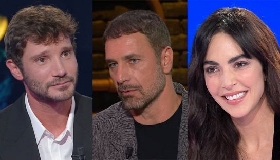 Stefano De Martino, Raoul Bova e Rocio Munoz Morales