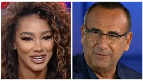 Samira Lui e Carlo Conti