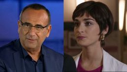 Carlo Conti e Pilar Fogliati