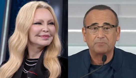 Patty Pravo e Carlo Conti