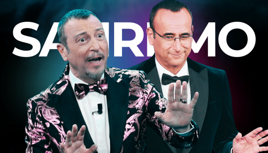 Sanremo - Amadeus meglio di Carlo Conti