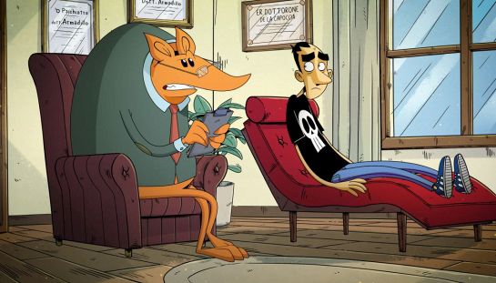 Zerocalcare e Armadillo nel teaser trailer della nuova serie animata Netflix: Due Spicci