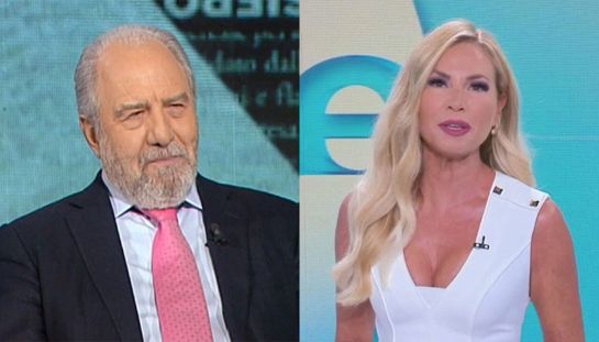 Antonio Caprarica e Federica Panicucci