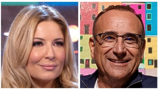 Selvaggia Lucarelli e Carlo Conti