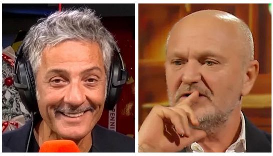 Rosario Fiorello e Andrea Pucci