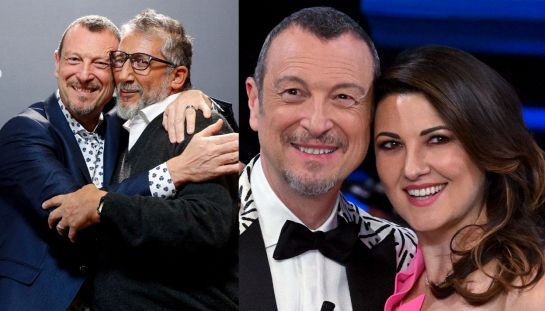 Lucio Presta, Amadeus e Giovanna Civitillo