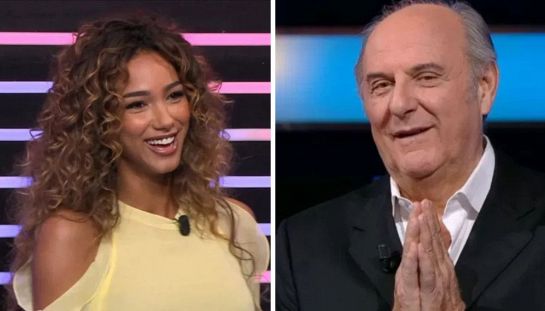 Samira Lui e Gerry Scotti