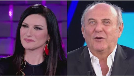 Stasera in tv - Gerry Scotti e Laura Pausini