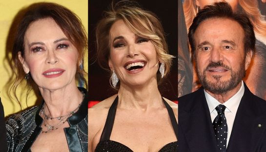 Barbara d’Urso, Elena Sofia Ricci e Christian De Sica