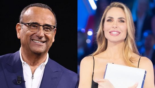 Carlo Conti e Ilary Blasi