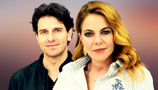 Giampaolo Morelli e Claudia Gerini in L'amore sta bene su tutto