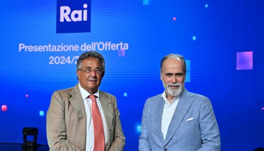 Roberto Sergio Amministratore Delegato Rai e Giampaolo Rossi Direttore Generale Rai