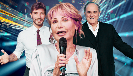 Ascolti tv, chi vince tra De Martino, Scotti e Gruber