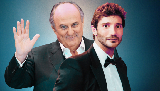 Gerry Scotti e Stefano De Martino, Mediaset vs Rai