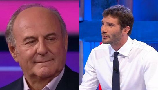 gerry scotti scherza su de martino