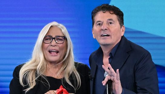 Mara Venier e teo Mammucari
