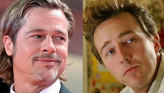 Brad Pitt ed Edward Norton, la reunion di Fight Club ai Mondiali