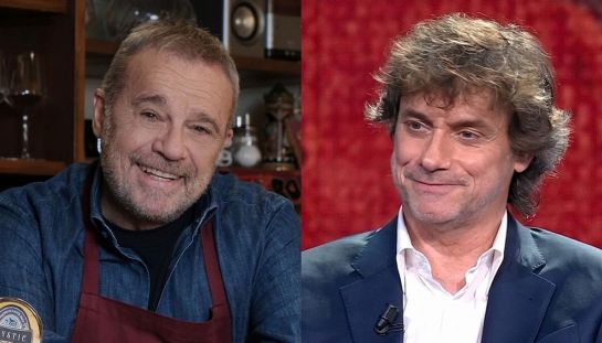 Claudio Amendola e Alberto Angela