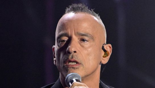 eros ramazzotti concerto roma lacrime papà rodolfo