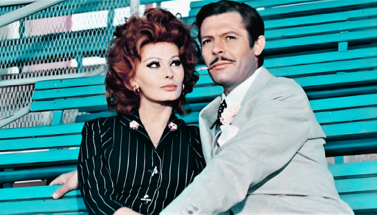 Matrimonio all'italiana, con Sophia Loren e Marcello Mastroianni