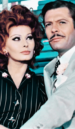 Matrimonio all'italiana, con Sophia Loren e Marcello Mastroianni
